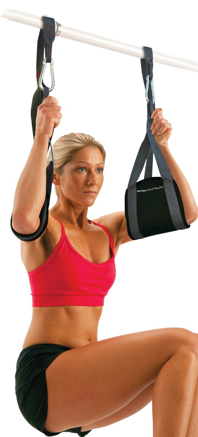 Perfect Fitness Ab Straps for Home Workouts - Abdominal Exercise Equipment for Core Strength Training - Ideal for Gym, Yoga & Pilates