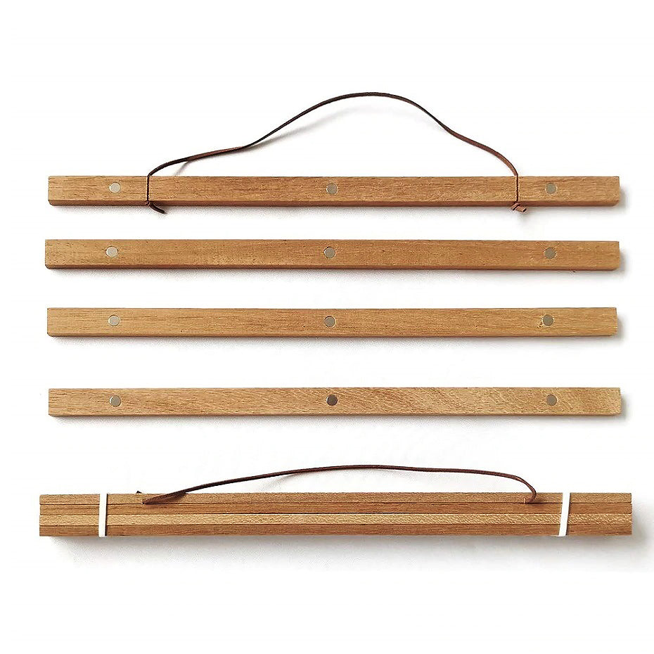 Premium Wooden Poster Hanger - Wall Art Display for Home & Office Decor - Perfect for Posters, Photos, and Canvas Artwork