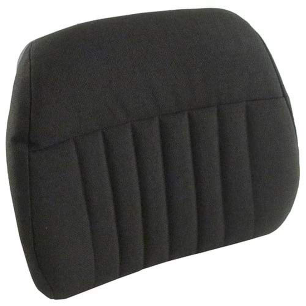 RAParts SA45485 Black Fabric Back Cushion - Ergonomic Lumbar Support for Office Chairs, Car Seats & Home Furniture - Comfortable & Durable Seat Cushion for Back Pain Relief