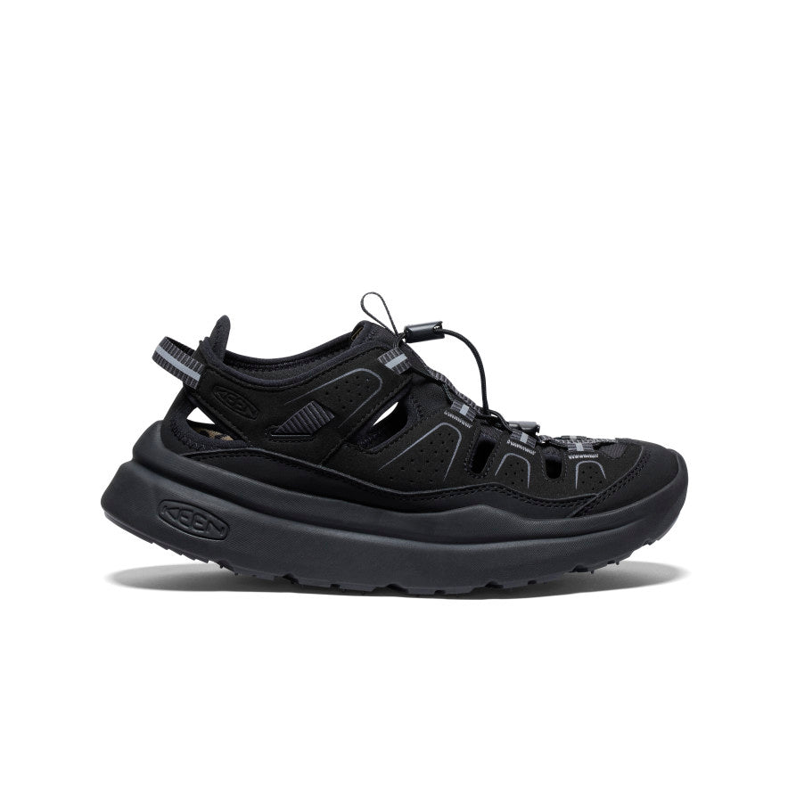 Women's WK450 Comfortable Walking Sandals - Black/Black | Perfect for Hiking, Travel & Everyday Wear