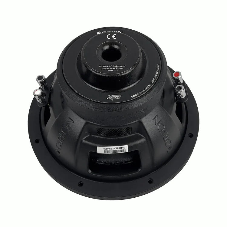 Orion XTR10 10-Inch Dual Voice Coil Subwoofer 500W RMS (2000W Max) - 2/4 Ohm Car Audio for Deep Bass | Perfect for Trucks, SUVs & Custom Car Audio Systems