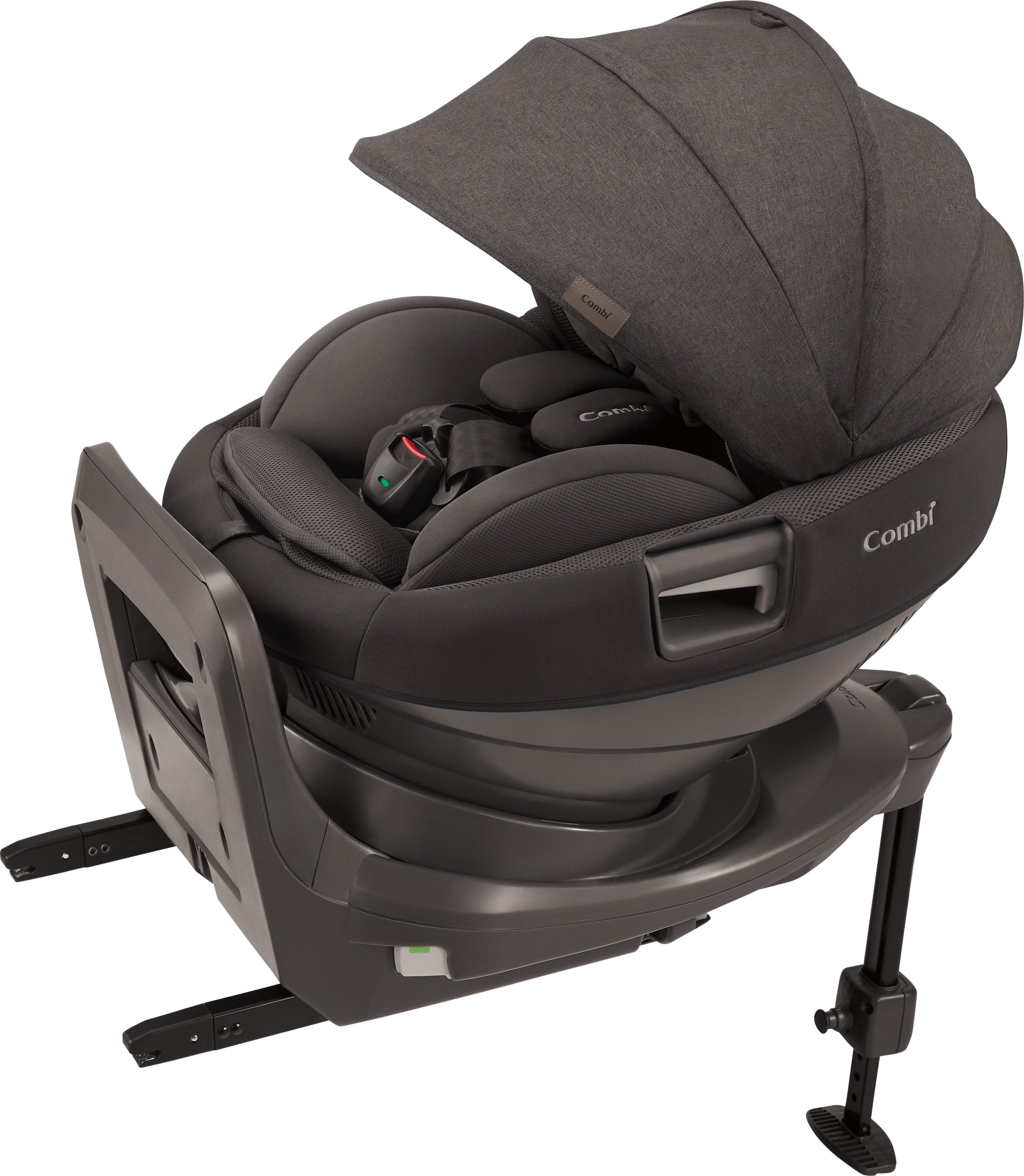 Combi The S Plus ISOFIX Eggshock Convertible Car Seat - Safe & Comfortable Infant to Toddler Car Safety Seat for Travel & Everyday Use