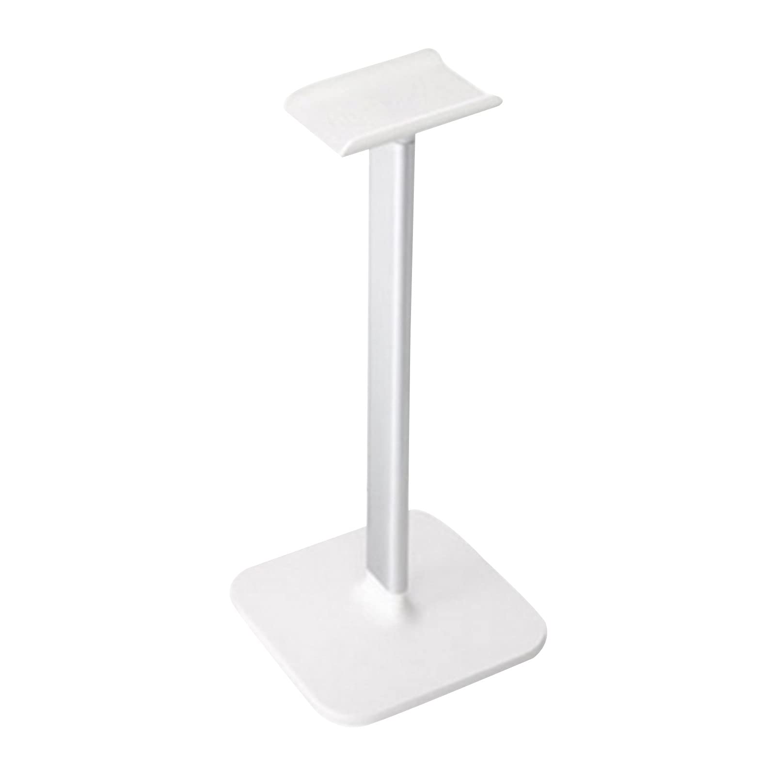 YYYHD Universal Headphone Stand Holder - Space Saving Desktop Organizer for Gaming Headsets, Non-Slip Base (White Square) - Perfect for Home Office, Gaming Setup & Workspace Organization