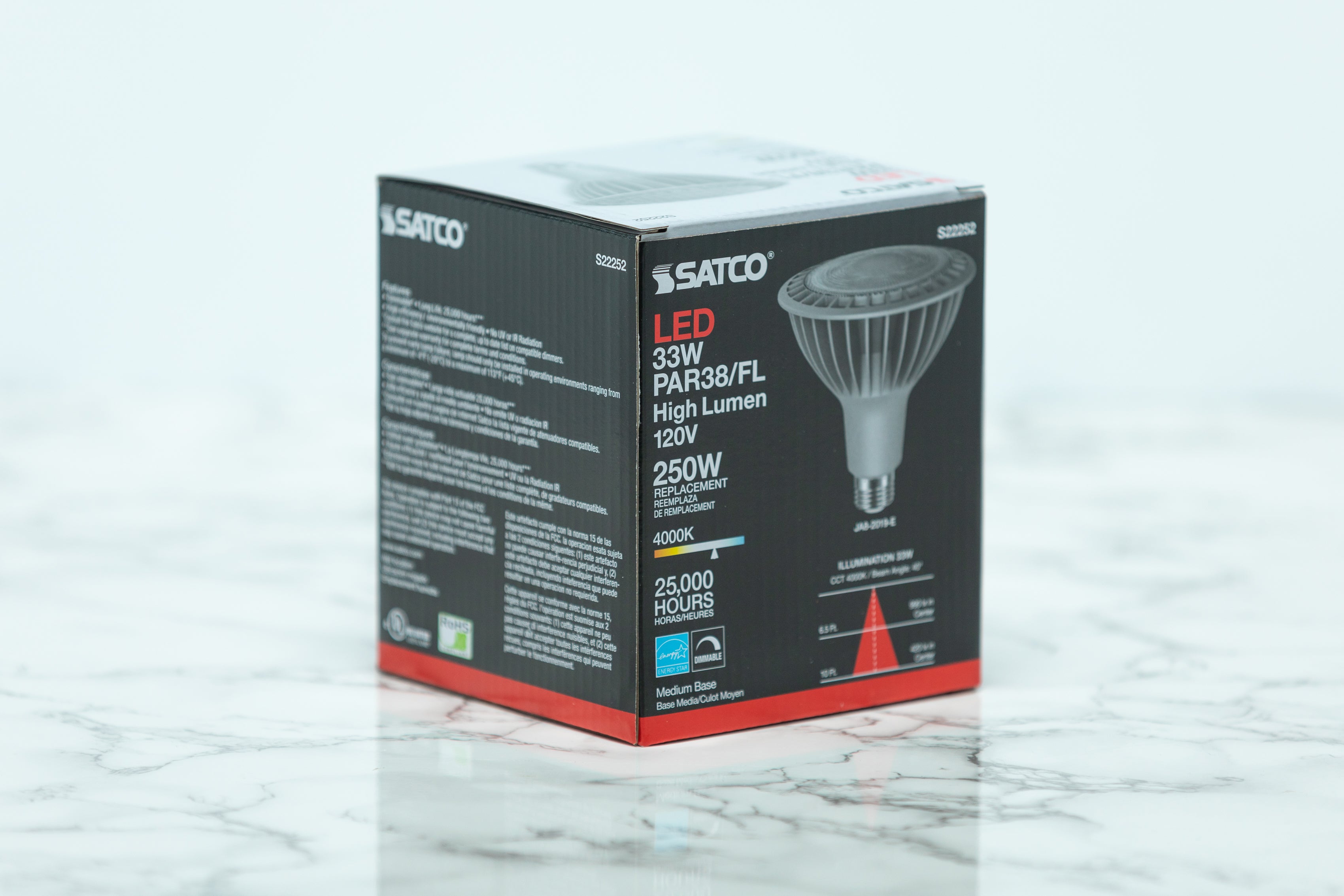 Satco High Output Recessed Can LED Light Bulb - Energy Efficient Bright Lighting for Home, Kitchen & Commercial Spaces