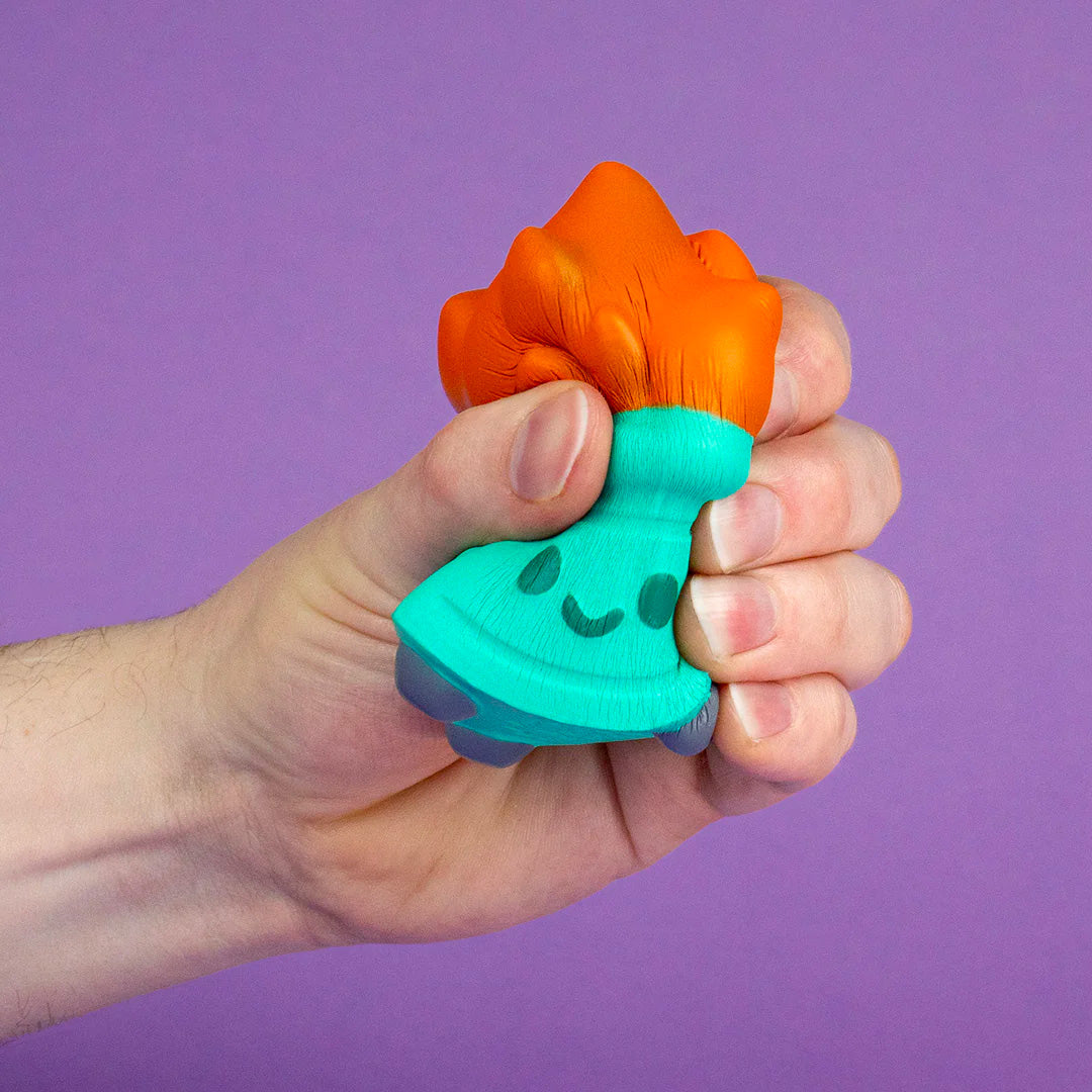 Stress Relief Squishy Toy - Dumpster Fire Design for Anxiety & Stress Relief - Fun Sensory Fidget Toy for Adults & Kids - Perfect for Office, Home, and Classroom Use