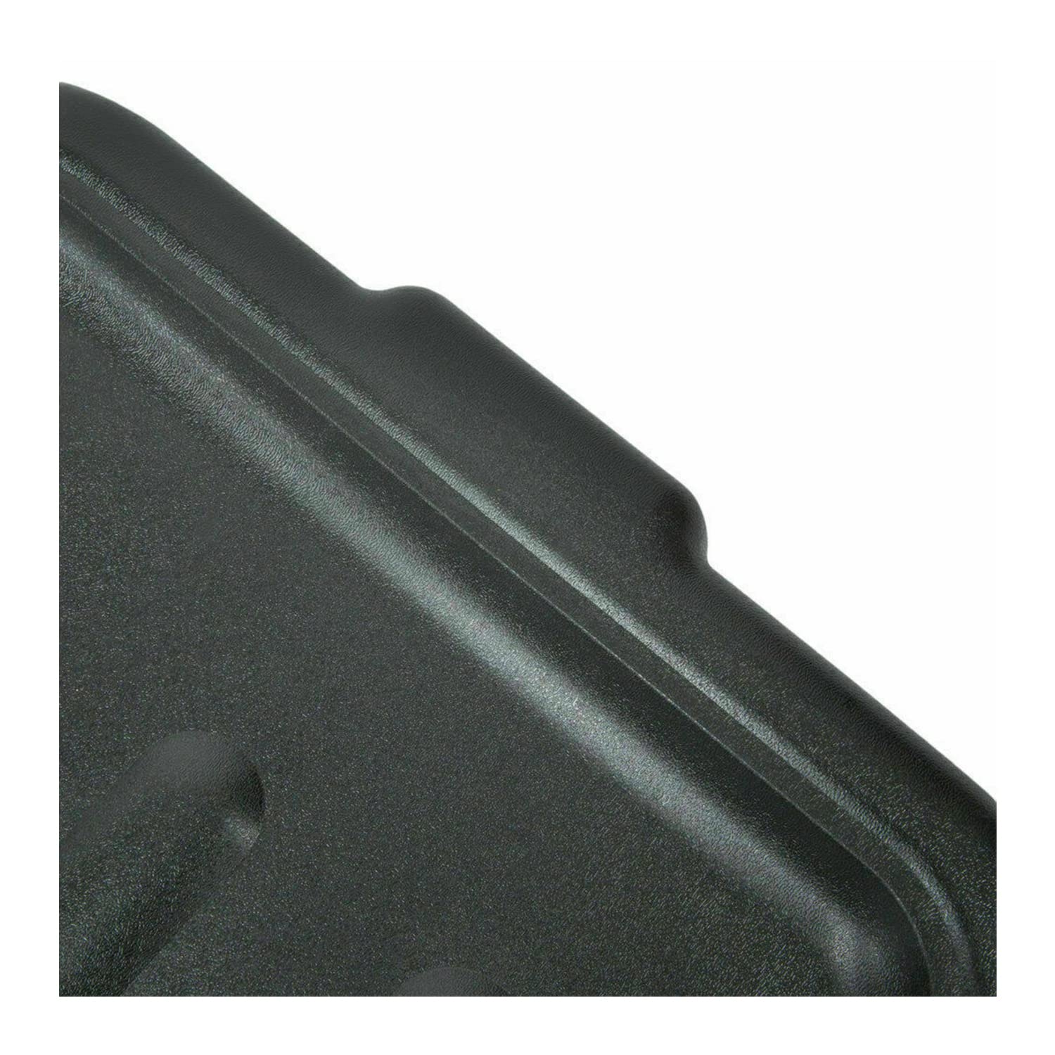 6-Pack Black Commercial Bus Tubs with Lids - 20