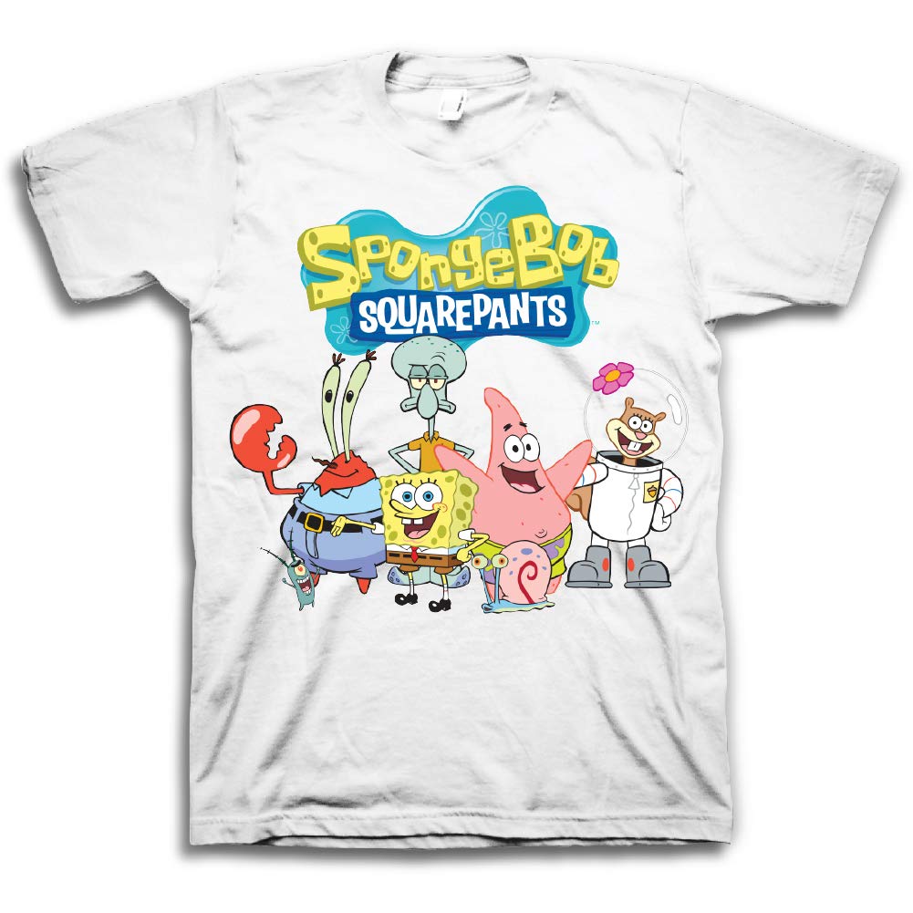 Spongebob Squarepants T-Shirt for Men - Classic Cartoon Graphic Tee - Soft Cotton Casual Shirt for Fans, Gifts, and Everyday Wear - Perfect for Parties, Cosplay, and Street Fashion