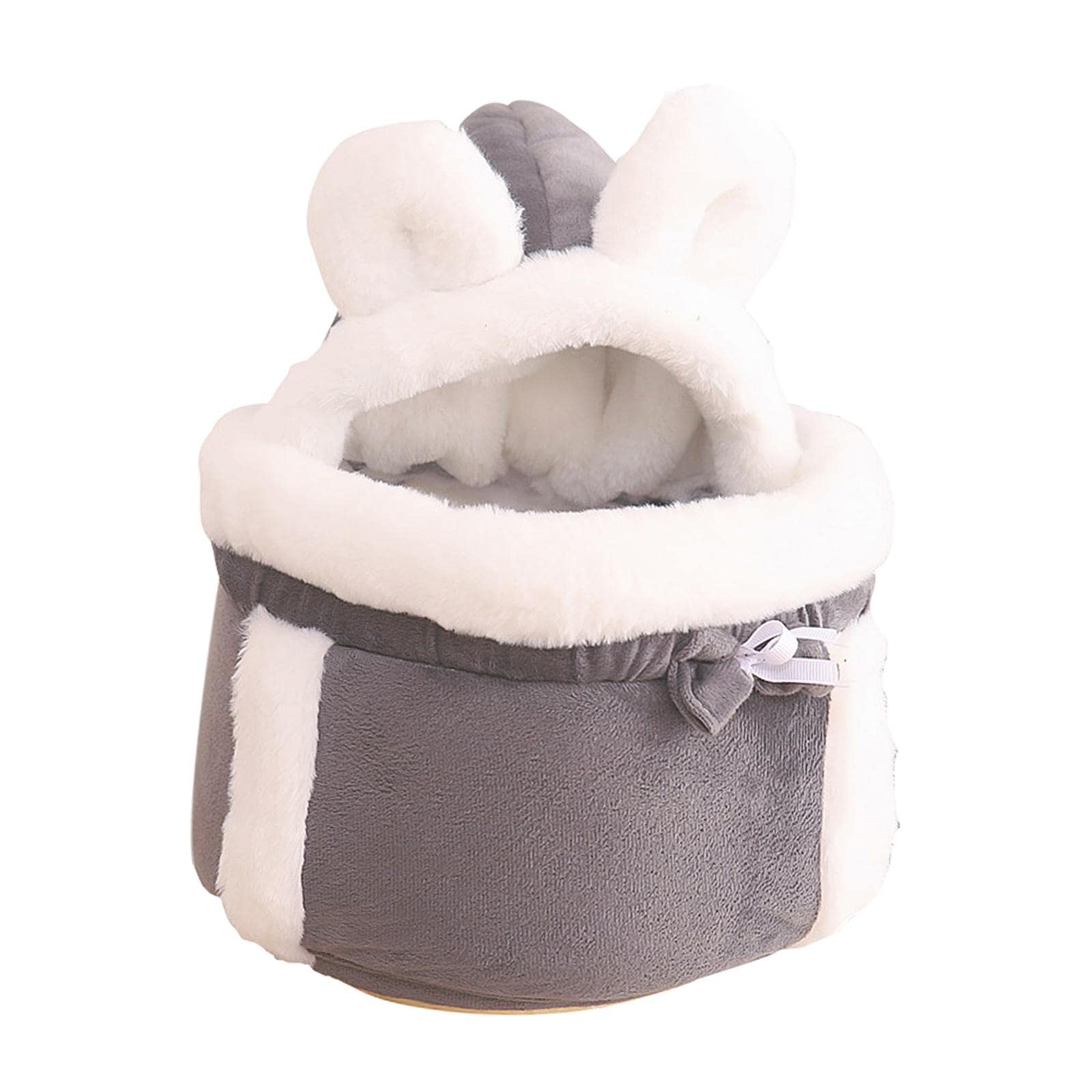 LYLA Medium Cat Carrier - Warm Flannel Pet Tote for Travel & Vet Visits