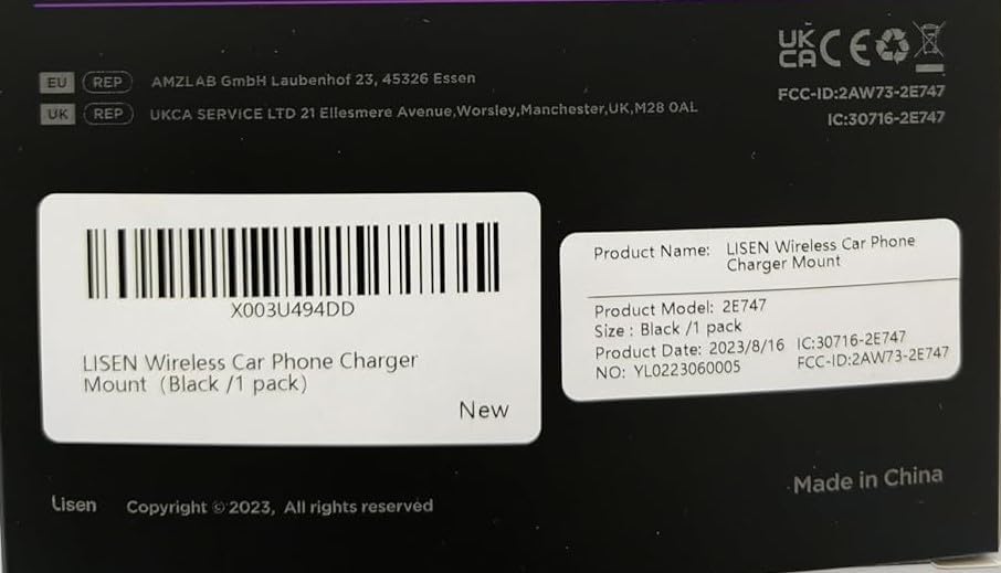 LISEN 15W MagSafe Car Mount Charger - Universal Magnetic Wireless Car Charger for iPhone 16 Pro Max/16/15/14/13/12 - Fast Charging Phone Holder with Strong Magnet - Perfect for Driving & Road Trips (Purple)