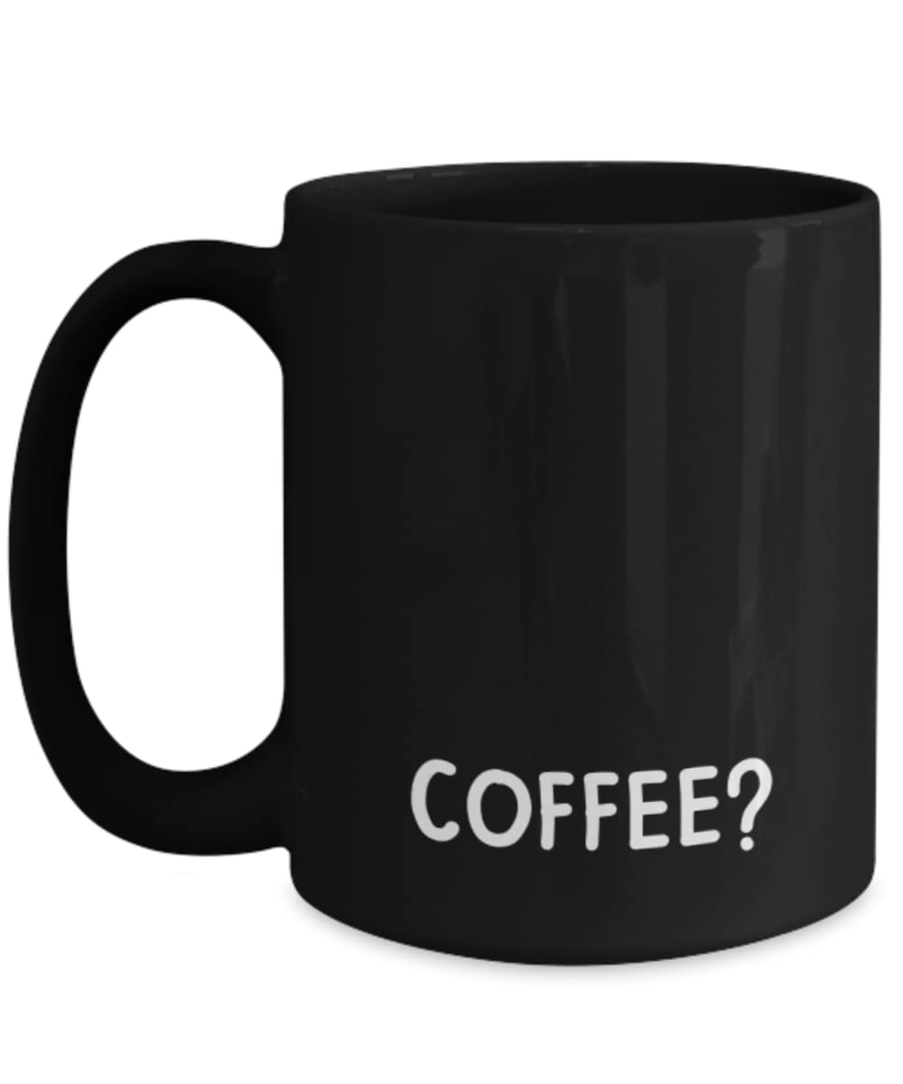 Funny Cat Coffee Mug - 'Who Wants Coffee' Novelty Ceramic Cup, Perfect Birthday Gift for Friends & Coworkers - Great for Office, Home Use & Gift Giving