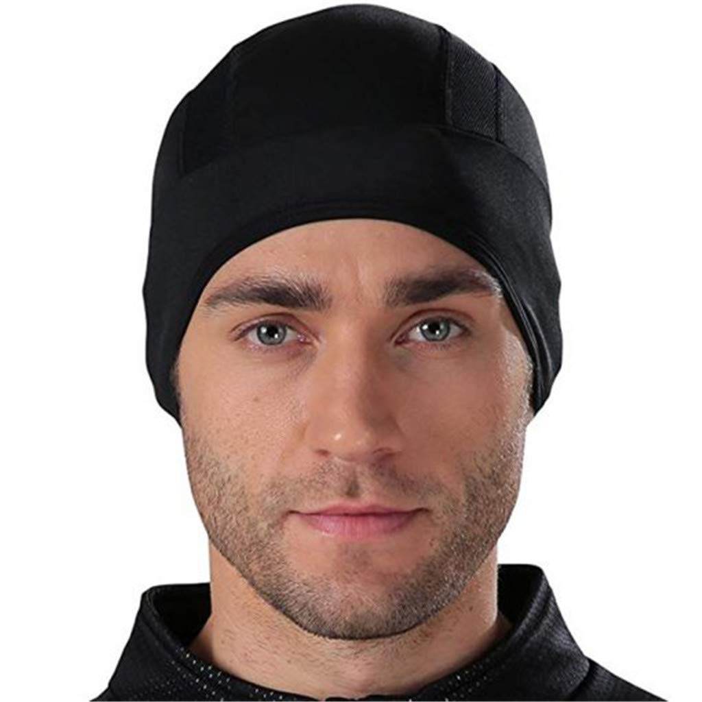 Cooling Helmet Liner Cap - Moisture Wicking Skull Cap for Motorcycle & Bike Helmets - Sweat Absorbing Beanie for Sports & Outdoor Activities