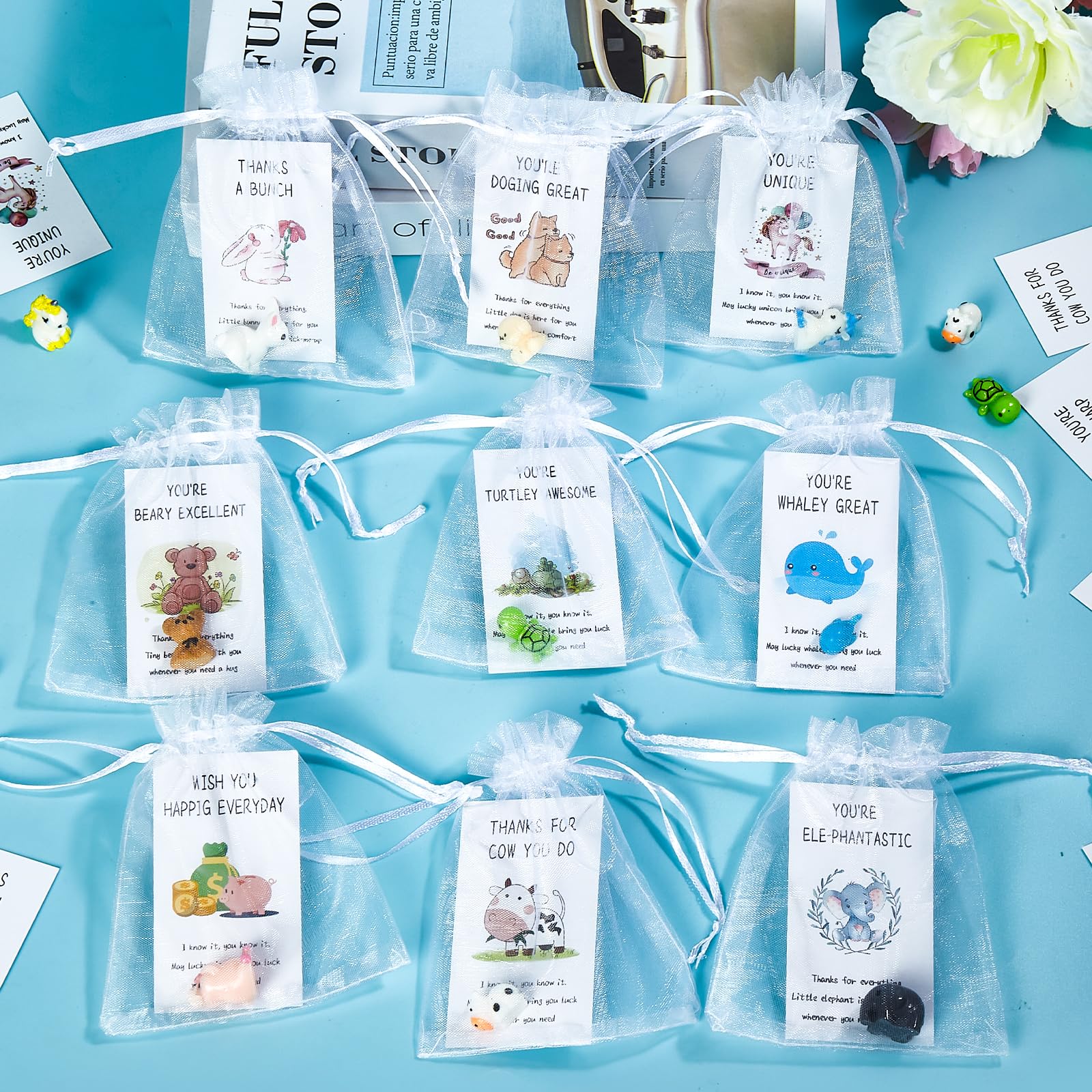 100-Piece Bulk Employee Appreciation Gift Set - Inspirational Coworker, Staff, Volunteer & Teacher Thank You Gifts - Small Motivational Tokens & Pocket Hugs - Perfect for Workplace Recognition, Team Building & Volunteer Appreciation Events