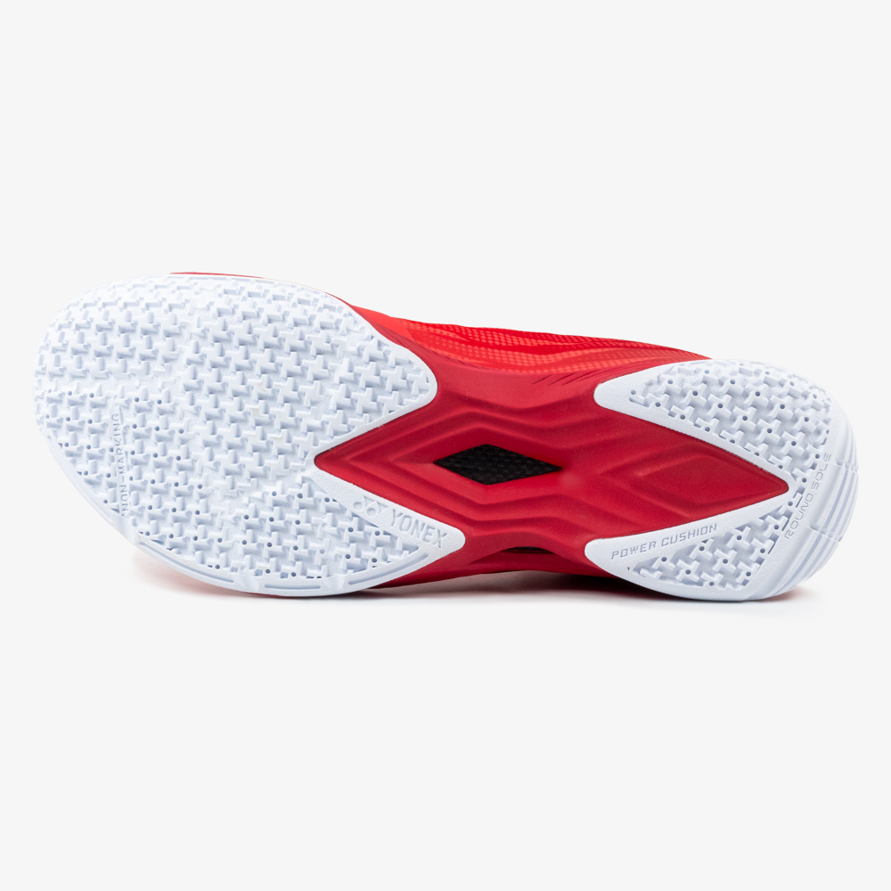 Yonex Aerus Z2 Men's Badminton Tennis Court Shoes - Lightweight & Breathable Ruby Red Sports Shoes for Indoor & Outdoor Games