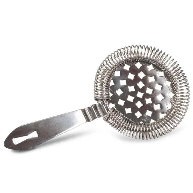 Vintage Barfly Antique Spring Bar Strainer - Premium Cocktail Mixing Tool for Bartenders & Home Bars - Perfect for Craft Cocktails, Mojitos & Mixology Enthusiasts