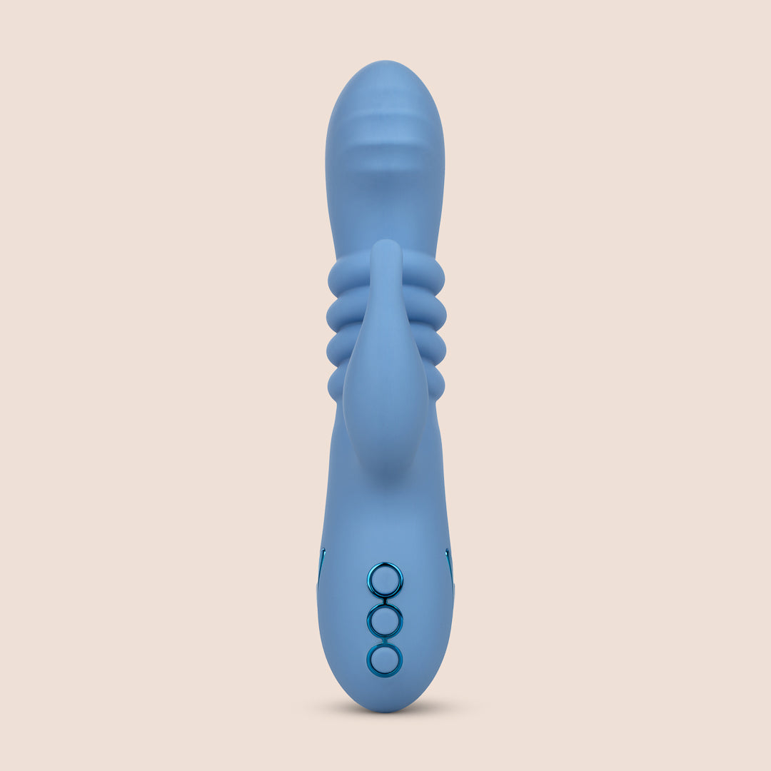 California Dreaming® Santa Cruz 'Coaster Rabbit Vibrator - Powerful Thrusting G-Spot Stimulator for Women, Perfect for Solo Play & Couples Intimacy | Discreet Packaging & USB Rechargeable