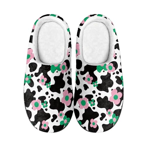 Floral Cow Print