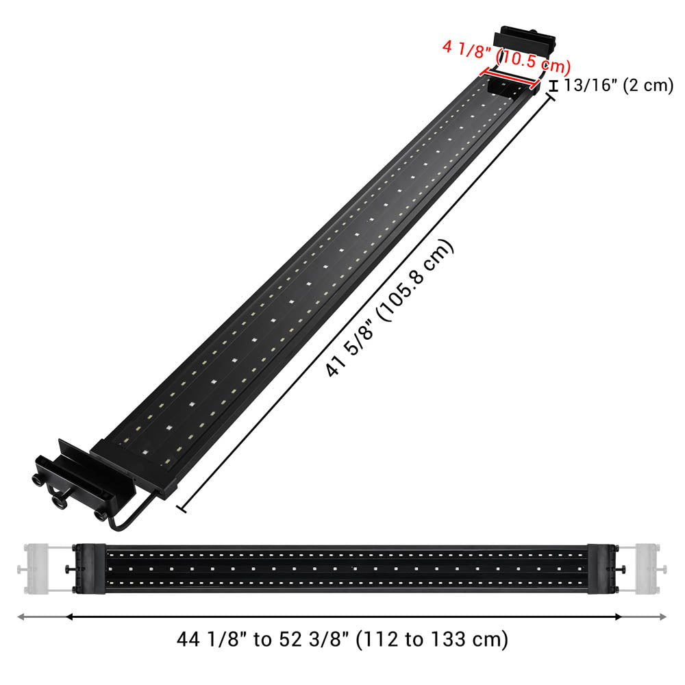 48 Inch Aquarium Light with RGB & APP Control - Full Spectrum LED for Saltwater & Freshwater Tanks - Perfect for Coral Growth & Planted Aquariums