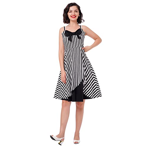 Black White Striped