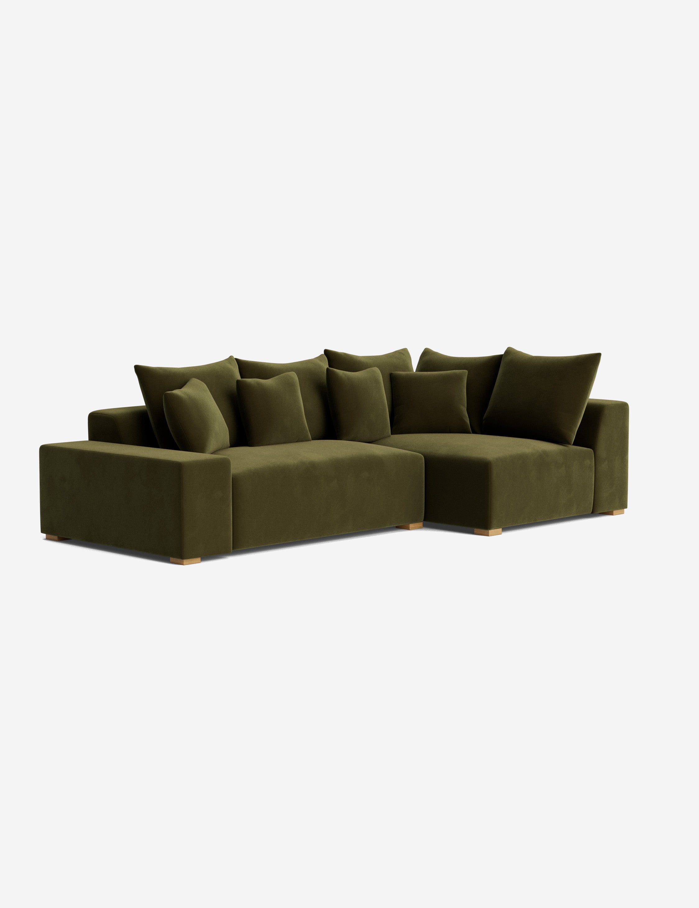 Stylish Clayton Sectional Sofa - Modern L-Shaped Couch for Living Room, Home Theater & Lounge Areas | Comfortable Fabric Upholstery & Spacious Seating