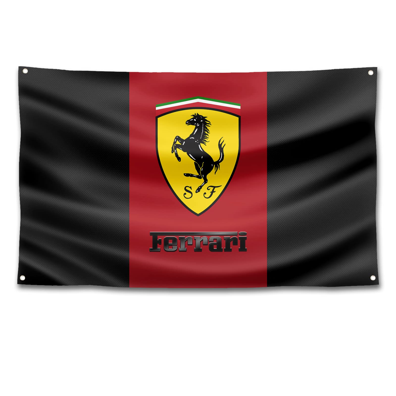 FULAISMGS Ferrari F1 Racing Car Flags 3x5FT - Premium Quality F1 Team Banner for Garage, Room Decor & Racing Enthusiasts | Perfect for Motorsport Events, Fan Parties & Home Decoration