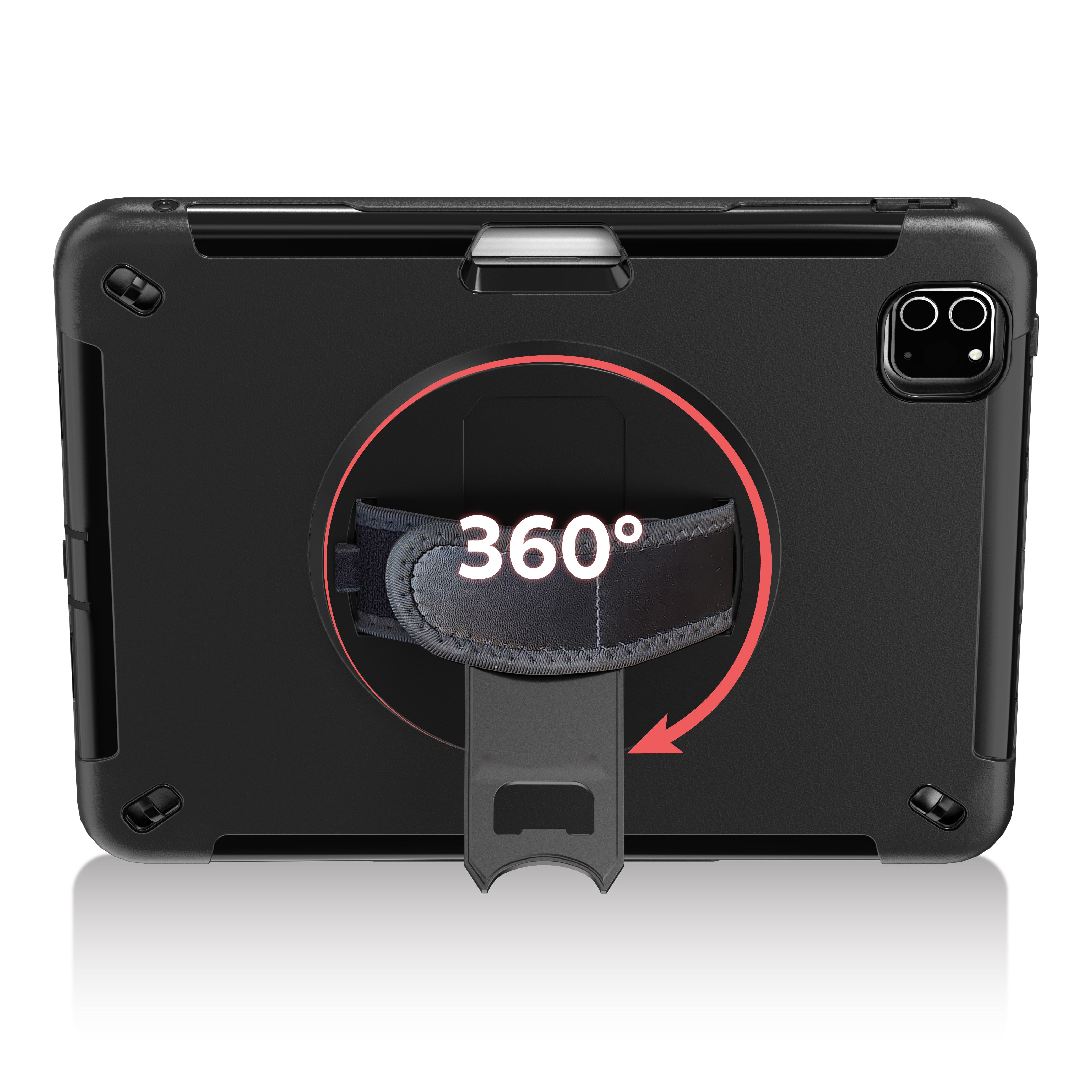 360° Rotatable Grip Kickstand Protective Phone Case - Shockproof & Anti-Slip Cover for iPhone 15/14/13 Pro Max | Perfect for Gaming, Watching Videos & Hands-Free Use
