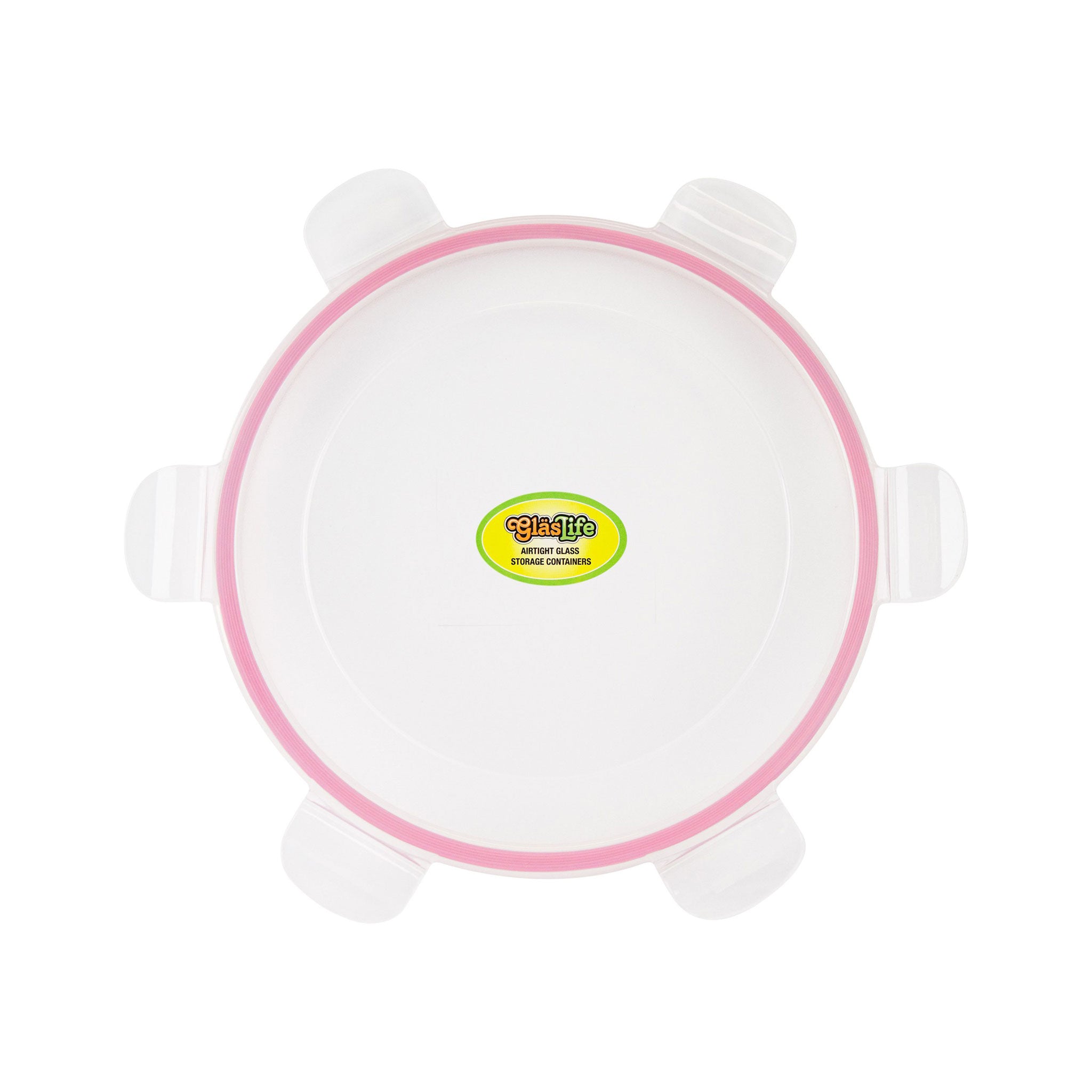 GlasLife® Airtight Round Glass Lid with Stainless Steel Rim - Perfect for Food Storage, Meal Prep, and Canning Jars | BPA-Free, Leak-Proof Kitchen Essential