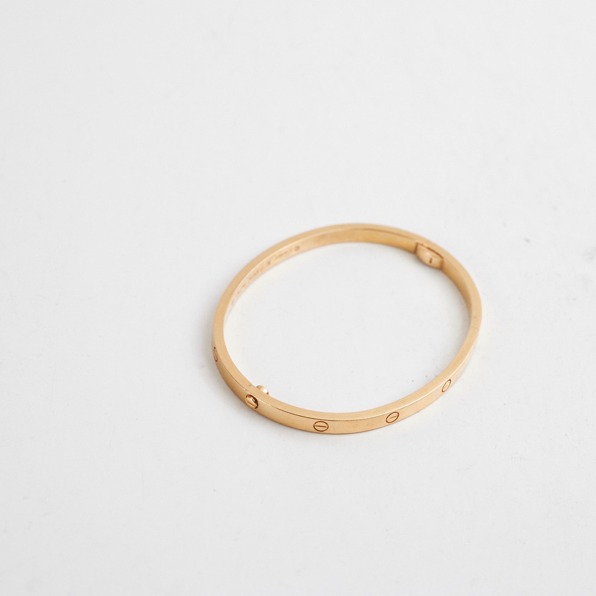 Cartier Love Small Model 16 Yellow Gold Bracelet for Women - Luxury Jewelry Gift for Anniversary, Wedding & Special Occasions
