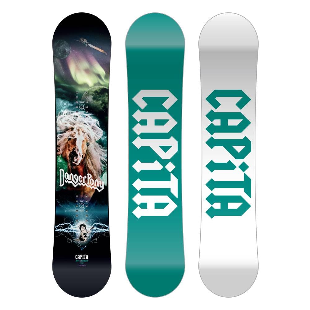 CAPiTA Jess Kimura Mini Youth Snowboard - Kids Snowboard for Girls & Boys | Lightweight & Durable | Perfect for Beginners & Young Riders | Ideal for Park, Powder & All-Mountain Riding