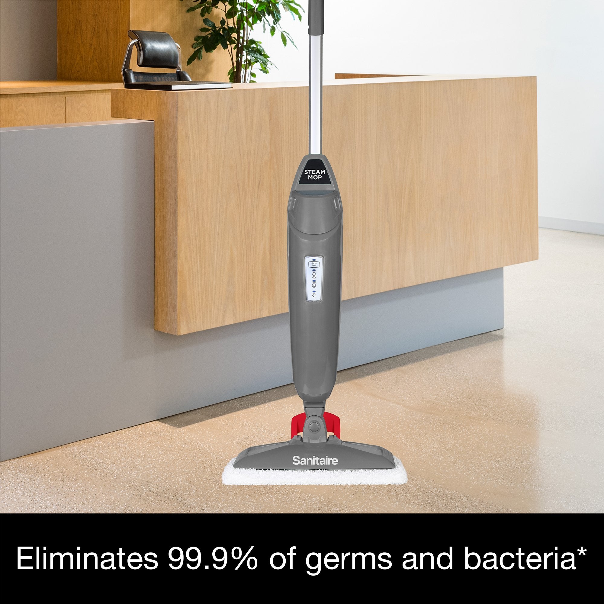 Sanitaire SC320A Steam Mop for Hardwood Floors & Tile - Powerful Cleaning with Steam for Pet Hair, Stains & Grime - Perfect for Home, Kitchen & Bathroom Cleaning