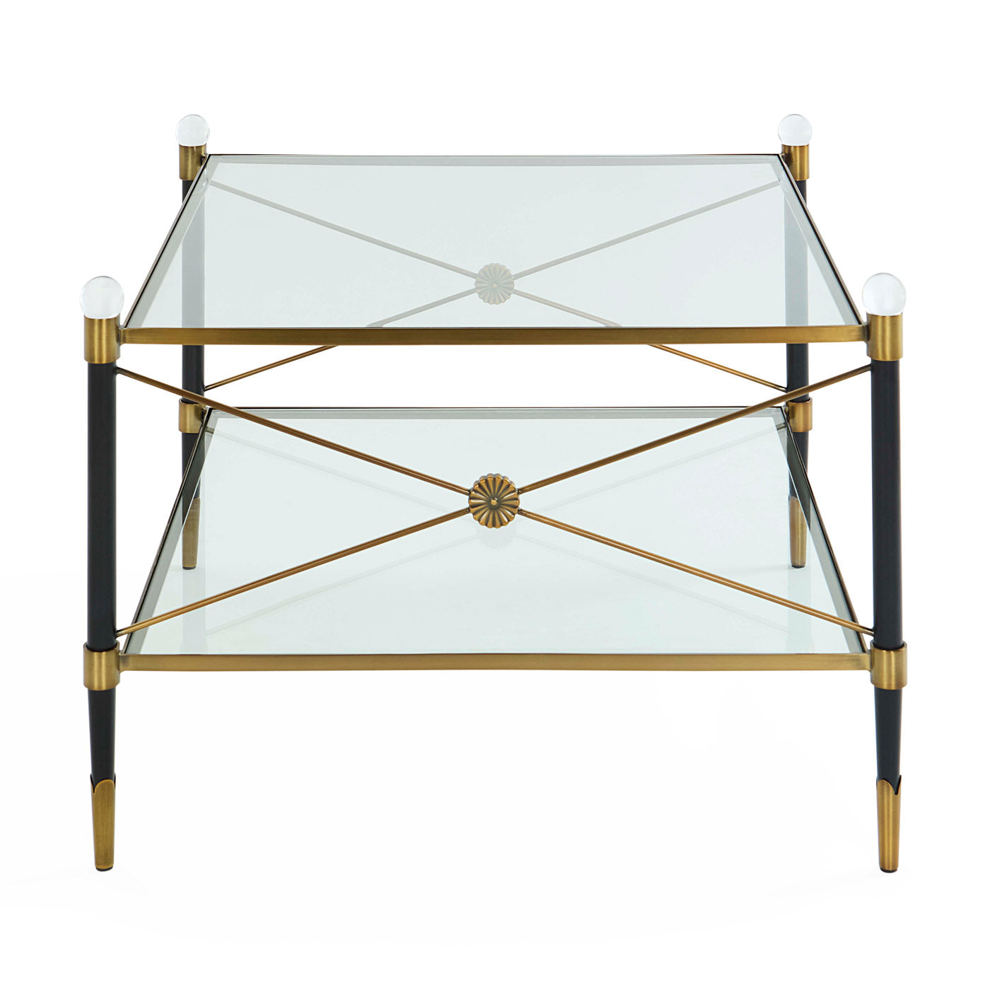 2-Tier Cocktail Table with Wheels - Portable Rolling Bar Cart for Drinks & Snacks - Perfect for Home, Office, or Outdoor Entertaining