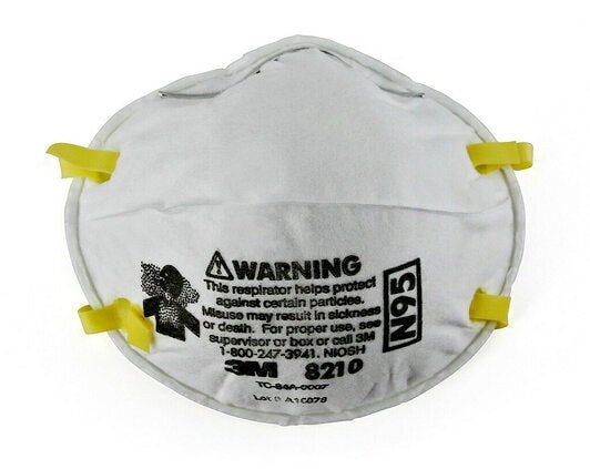 3M 8210 N95 Particulate Respirator Mask - 8 Pack/Case | NIOSH Certified for Dust, Pollen & Allergens | Ideal for Construction, Woodworking & DIY Projects