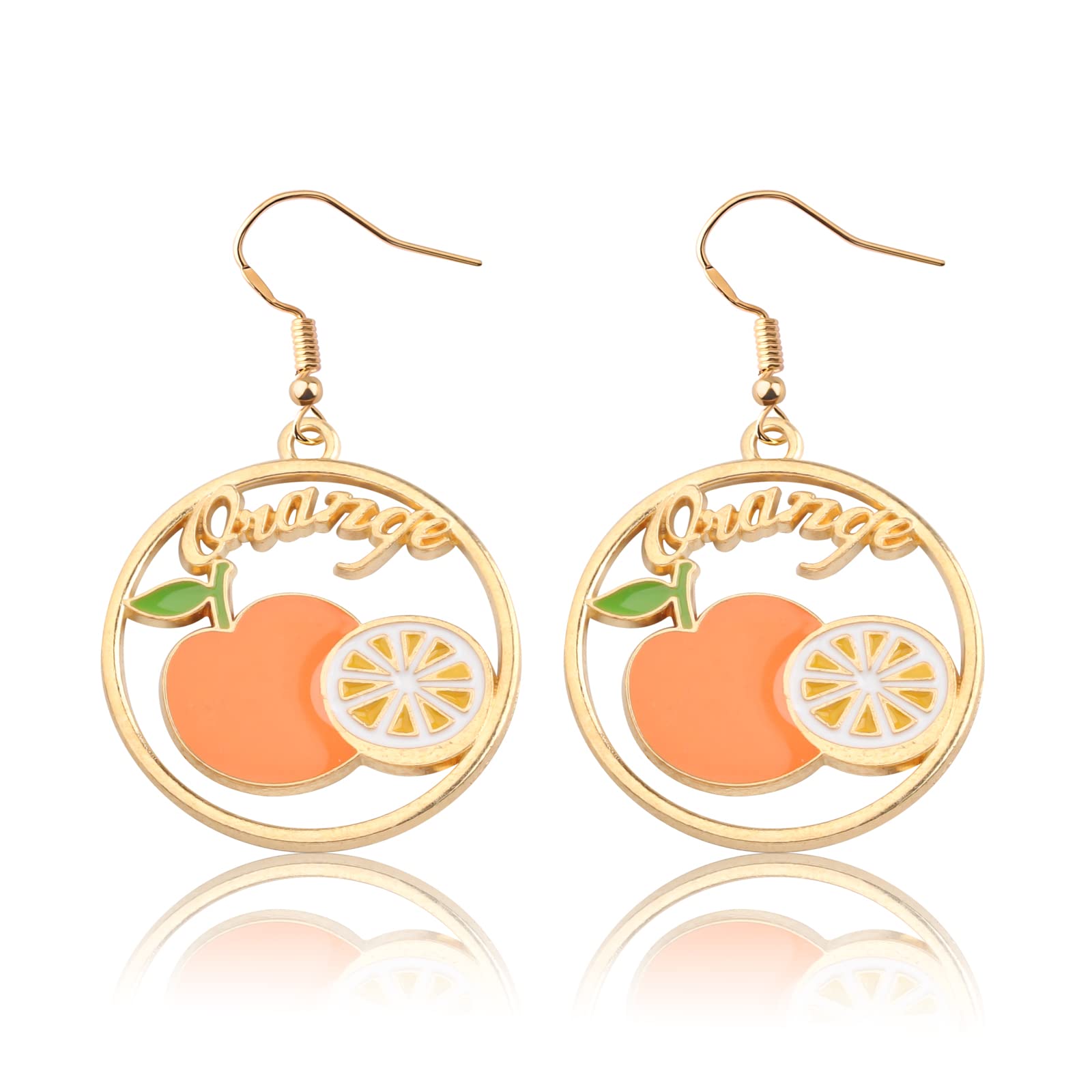 MYOSPARK Fruit Earrings - Stylish Dangle Earrings for Women, Perfect Fruit Lover Gift, Fashion Jewelry for Birthday, Christmas & Holiday Gifts | Great for Summer Outfits, Beach Vacations & Casual Wear