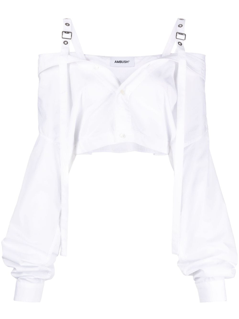Stylish Ambush White Shirts for Men & Women - Trendy Streetwear Fashion for Casual Outings & Urban Style