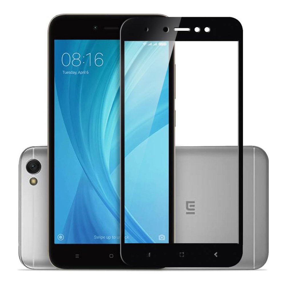 AMZER HD Kristal Clear Tempered Glass Screen Protector for Xiaomi Redmi Y1 - Full Coverage, Anti-Scratch, Bubble-Free Installation - Perfect for Daily Use & Gaming Protection