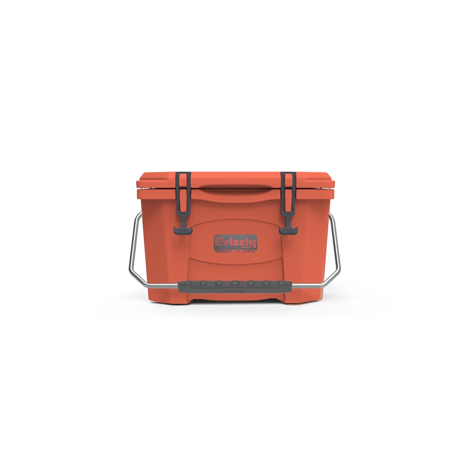 Grizzly 20 Quart Cooler - Durable Rotomolded Insulated Ice Chest | Made in USA | Lifetime Warranty | Perfect for Beach, Boat, Camping, Fishing & Hunting | Outdoor Adventure Cooler | G20 Model