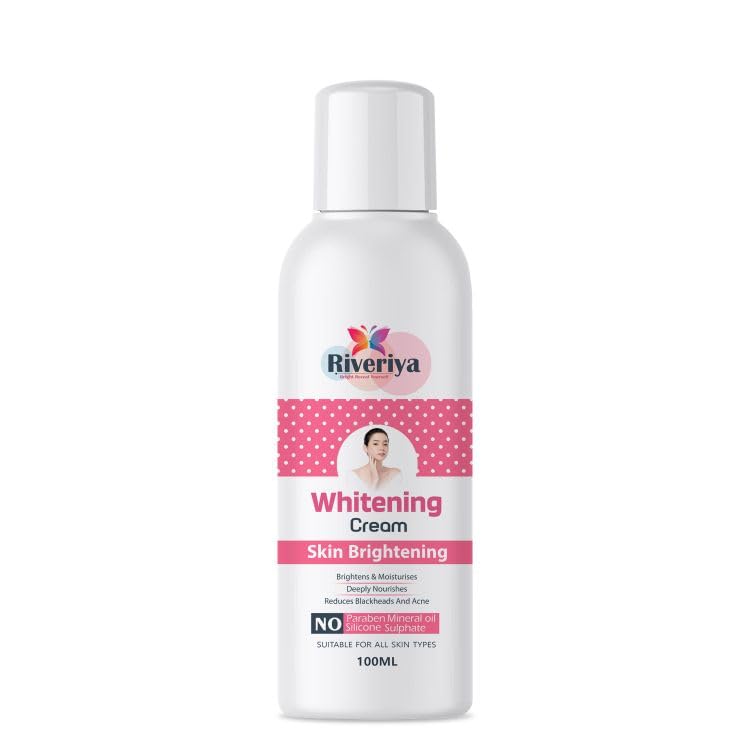 WHITE CREAM 100ml - Advanced Whitening & Brightening Face & Body Cream for Glowing Skin | Day & Night Moisturizer for Even Skin Tone & Dark Spot Reduction