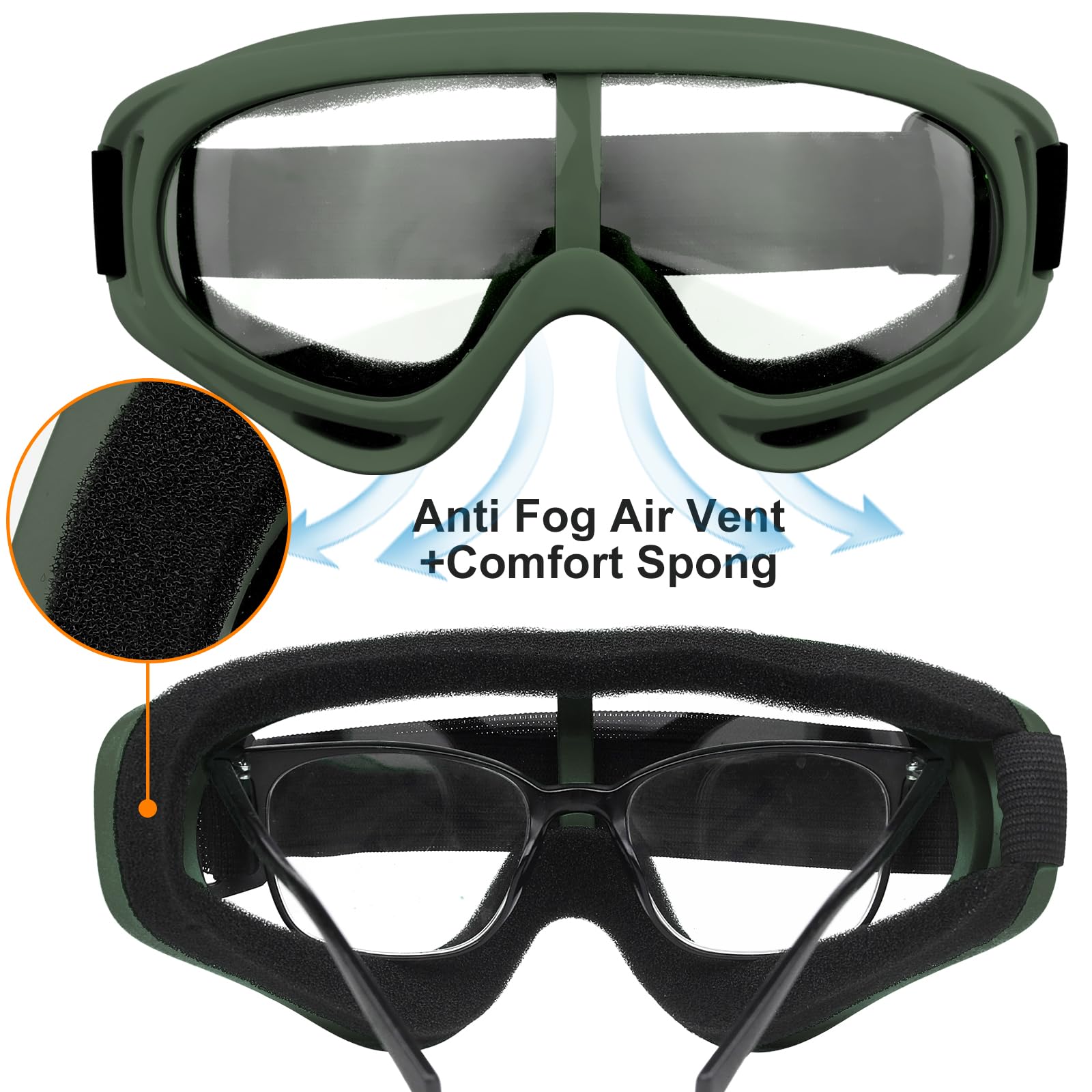 Tactical Airsoft Helmet Set - Black Military Full Face Protection with Anti-Fog Goggles, Mesh Mask & Balaclava - Perfect for Airsoft Games, Paintball & Outdoor Tactical Training