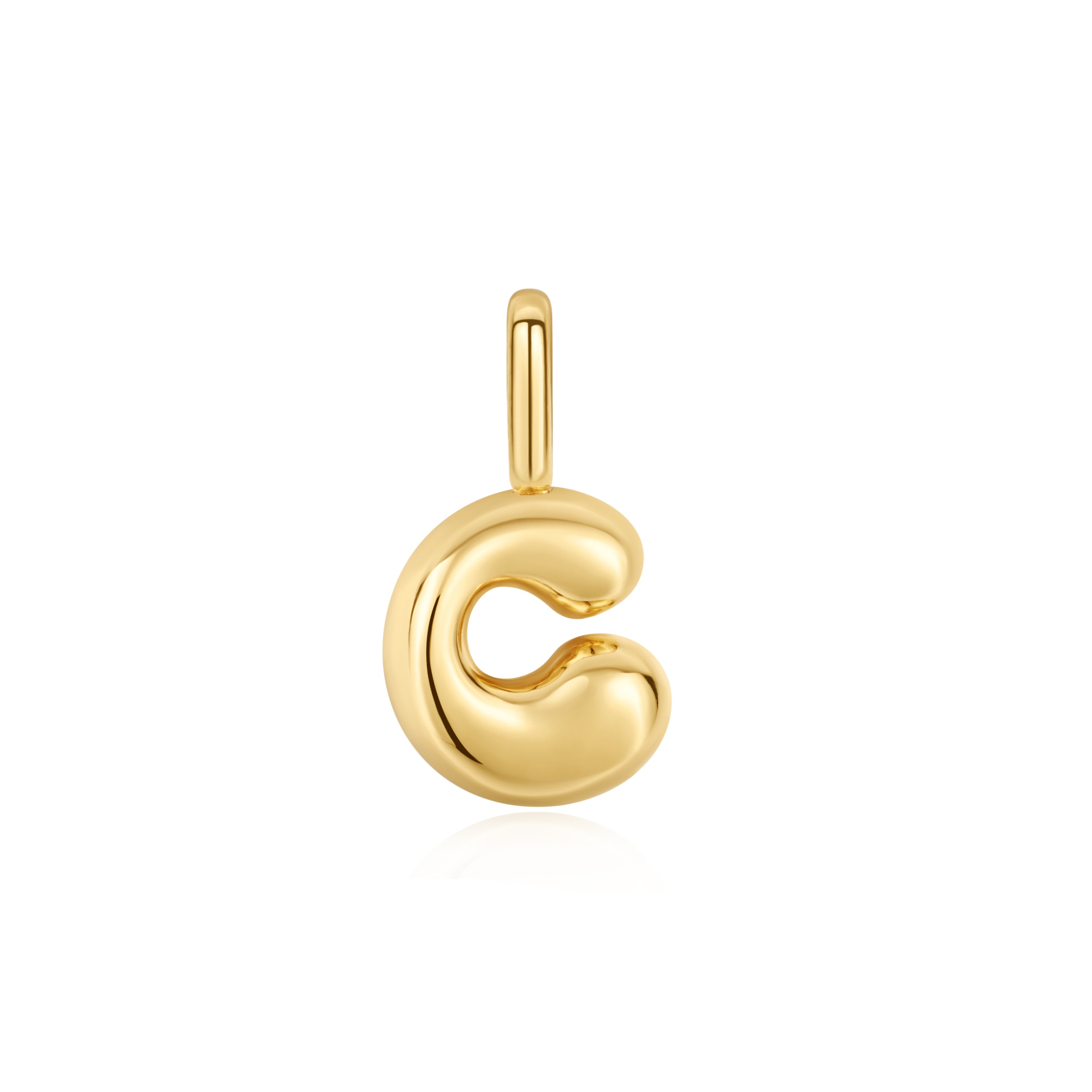 Gold Letter C Charm Pendant - Elegant Initial Necklace for Women, Perfect for Gifts, Birthdays, Anniversaries & Everyday Jewelry
