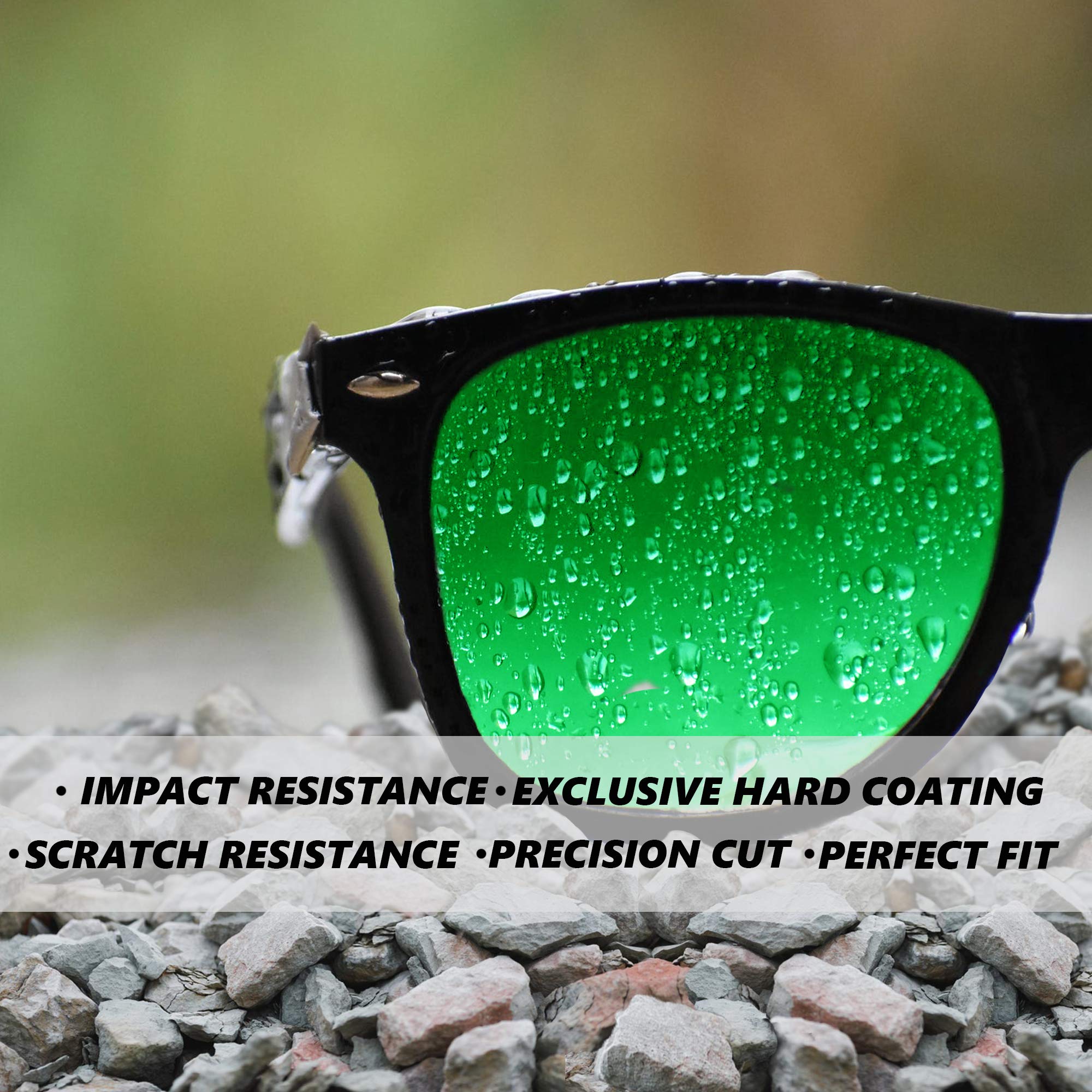 Seek Optics Replacement Sunglass Lenses for Oakley Eyepatch 1 - Shatterproof UV Protection Lenses to Replace Scratched/Broken Lenses - Perfect for Outdoor Sports, Cycling, Running & Driving