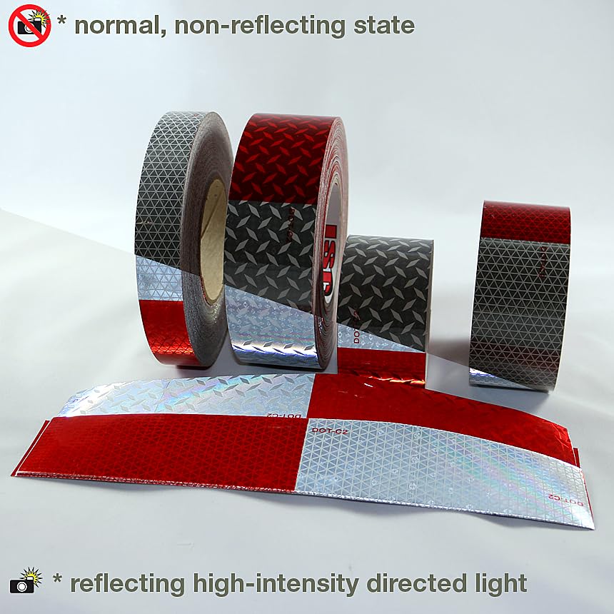 Oralite (Reflexite) V92/4150 V92 Daybright Microprismatic High-Visibility Reflective Tape - 4