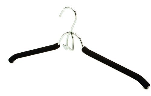 Premium Foam Padded Metal Clothes Hangers - Heavy Duty Non-Slip Shirt & Dress Hangers for Closet Organization (Set of 10) - Perfect for Home, Retail Stores, and Dry Cleaning Businesses