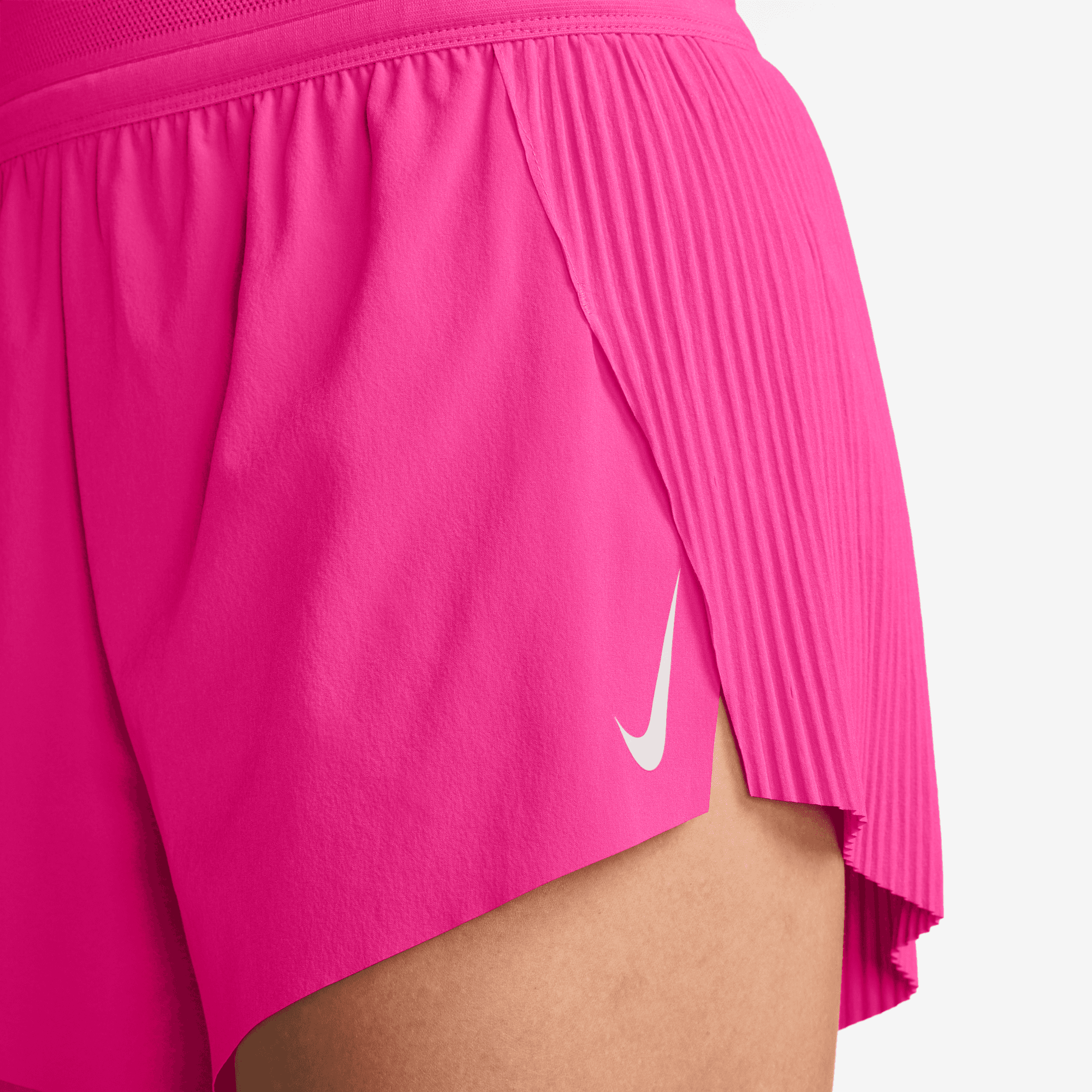 Nike Women's DRI-FIT ADV Aeroswift Mid-Rise Lined Running Shorts 3-Pack - Hyper Pink/Black - Moisture-Wicking Athletic Shorts for Running, Gym & Workout
