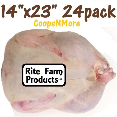 24 Pack of 14x23 Inch Turkey Shrink Bags for Poultry - Heavy Duty Freezer Storage Bags for Thanksgiving, Christmas & Holiday Cooking - Perfect for Roasting, Smoking & Preserving Meats