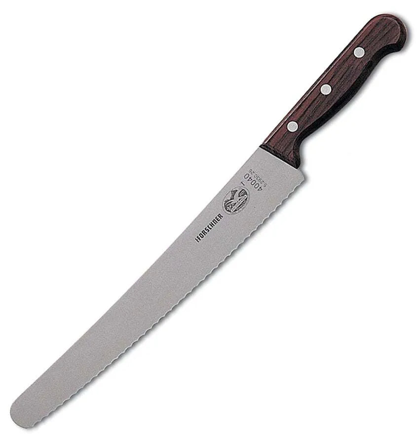 Victorinox 10 Inch Bread Knife - High Carbon Stainless Steel Blade for Effortless Slicing - Perfect for Artisan Breads, Cakes & Pastries - Ideal for Home Bakers & Professional Chefs
