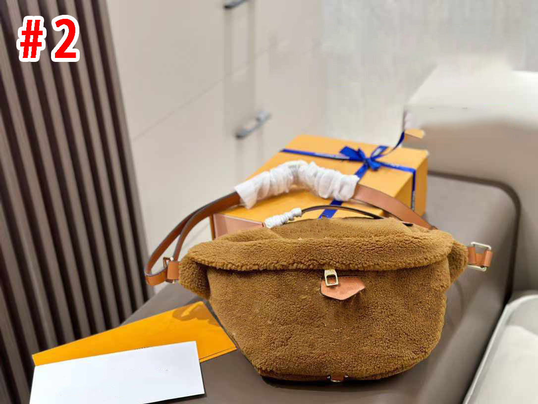 Premium Lambswool Bum Bag - Soft & Stylish Waist Pack for Travel, Hiking & Everyday Use