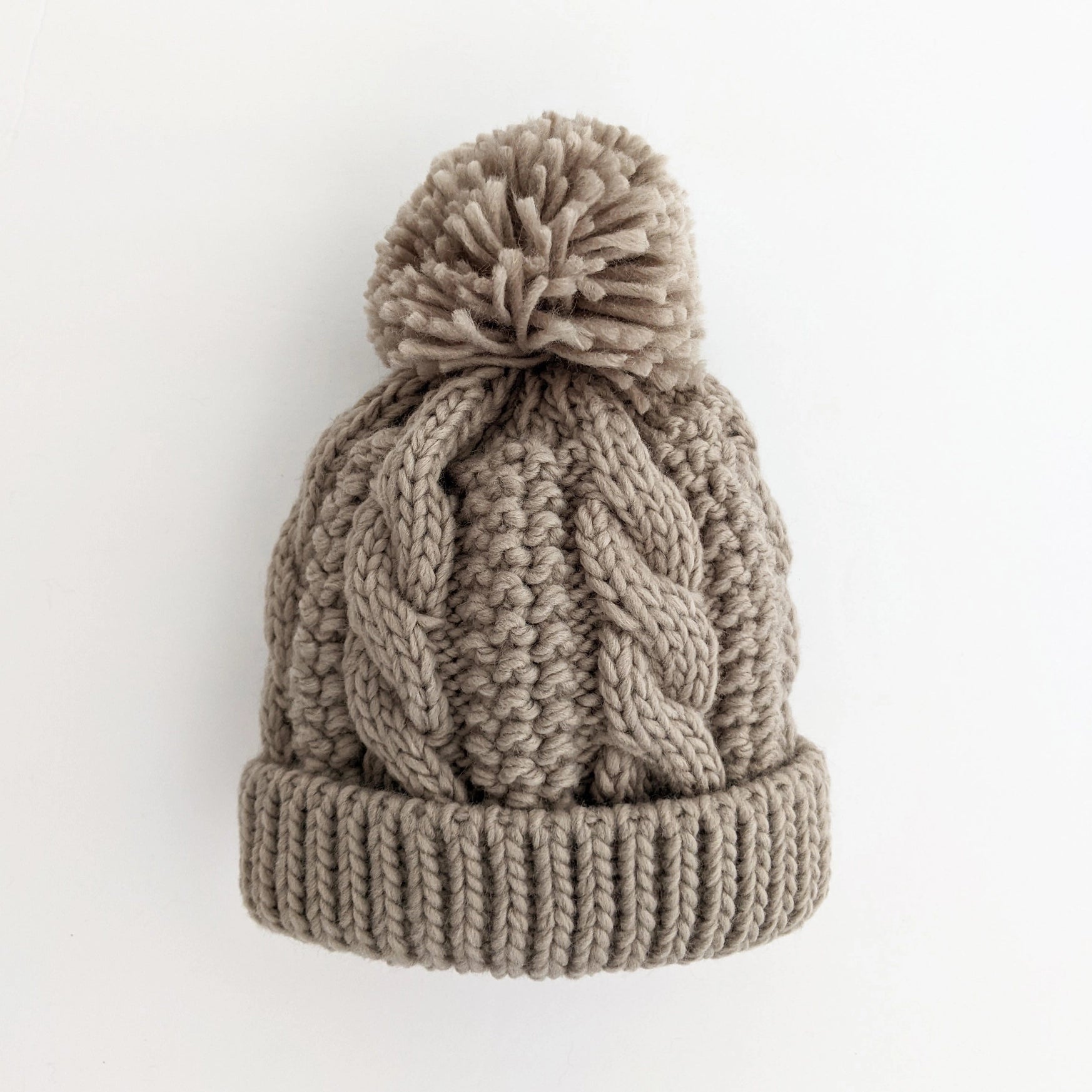 Pebble Cable Knit Beanie Hat for Men & Women - Warm Winter Skull Cap for Outdoor Activities, Skiing, Hiking, and Casual Wear