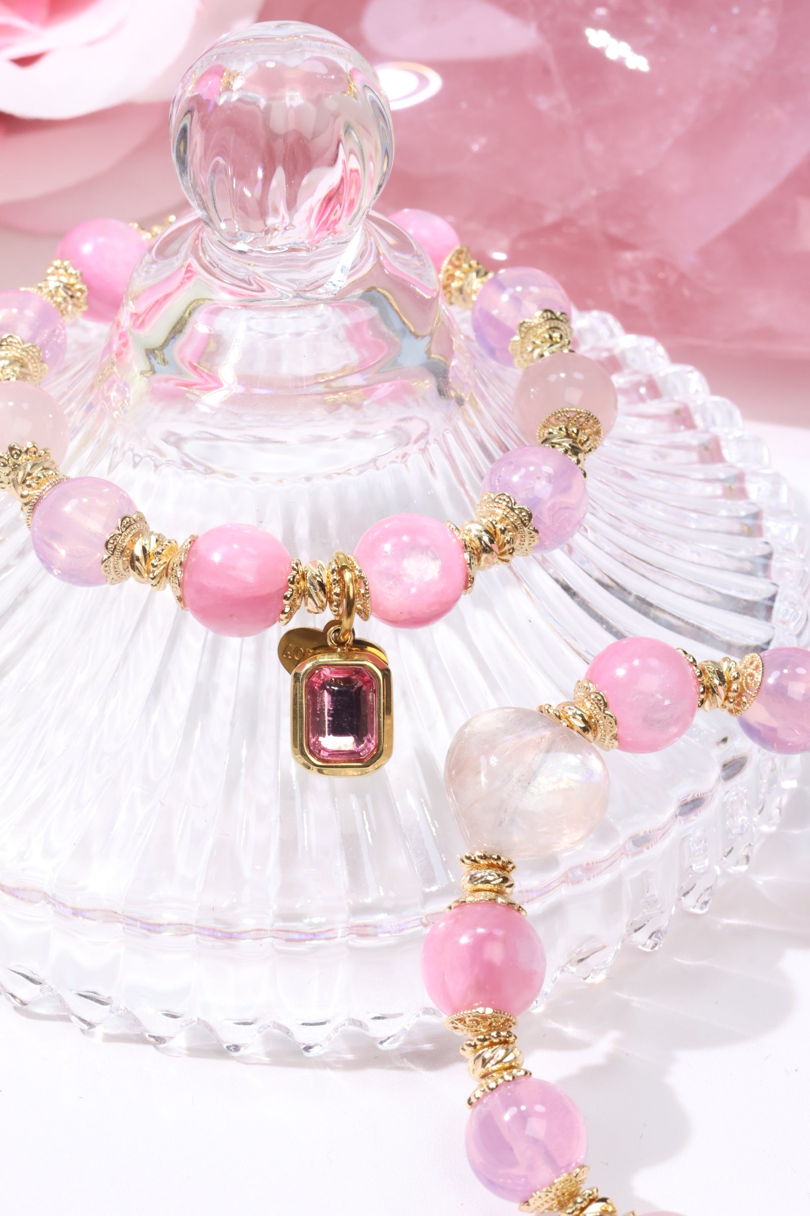 ACD × Dolly Heart Bracelet - Pretty in Pink Cute Charm Bangle for Women | Perfect Gift for Valentine's Day, Birthday & Everyday Wear