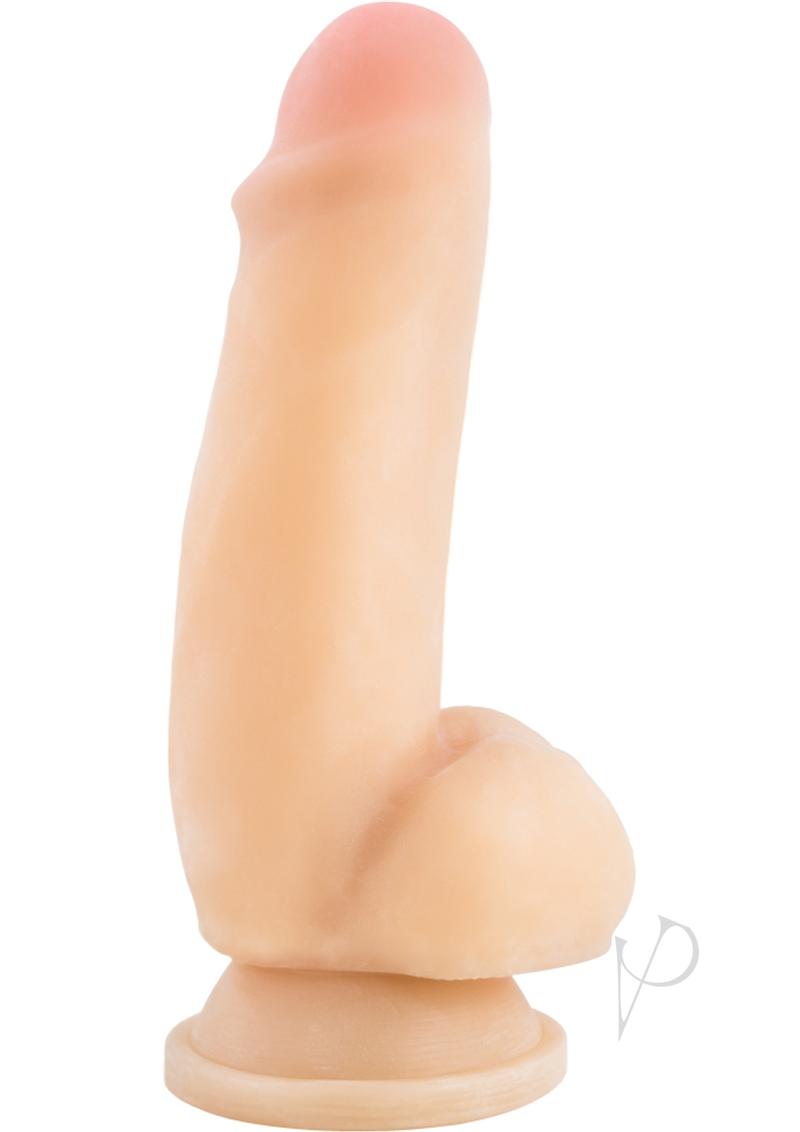 Au Naturel Sensa Feel Fat Boy Dildo 7 Inch Realistic Vanilla Scented Dildo for Couples & Solo Play - Perfect for Spicing Up Your Sex Life & Bedroom Fun