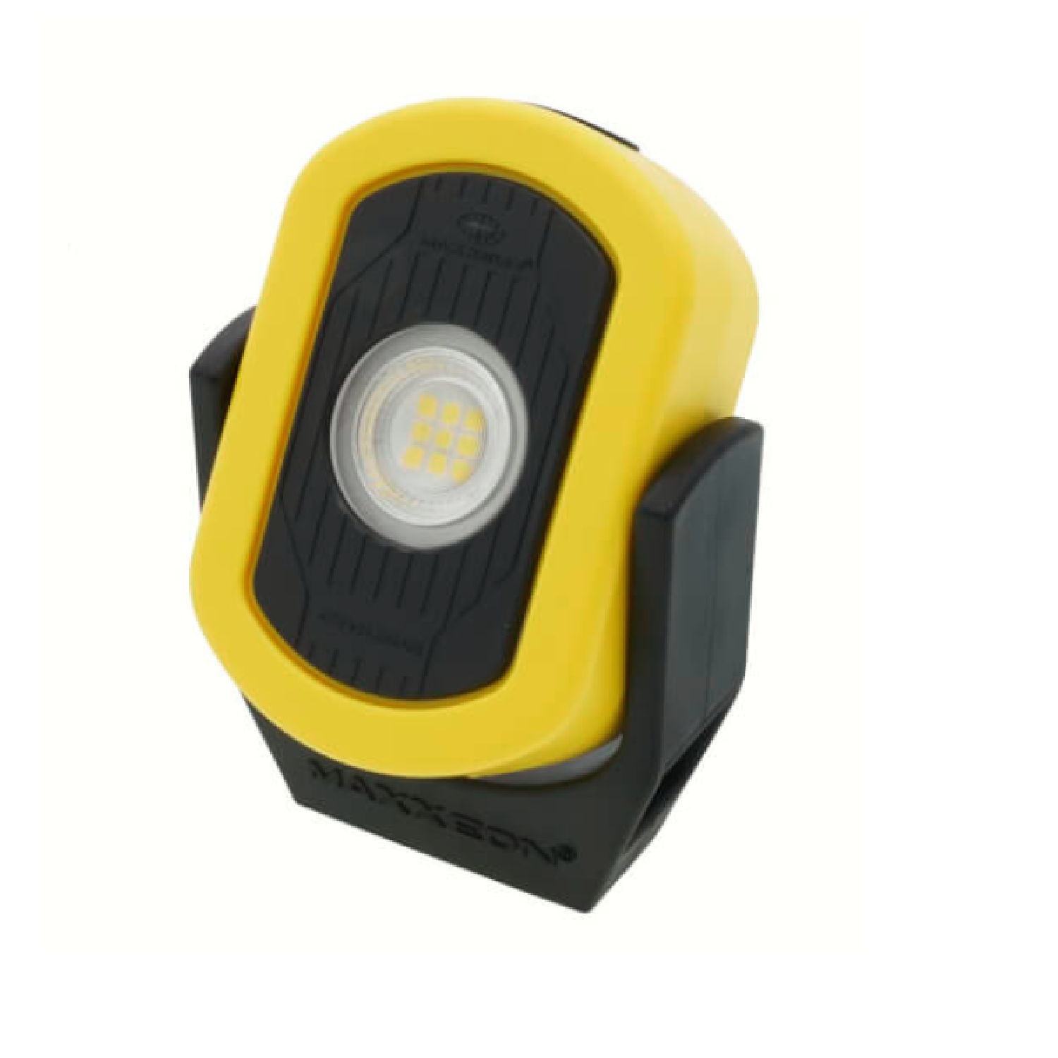 Maxxeon MXN00812 Rechargeable LED Work Light - 720 Lumen Cyclops Multi-Function Flashlight, Yellow | Perfect for Construction, Camping, Emergency & Automotive Repairs