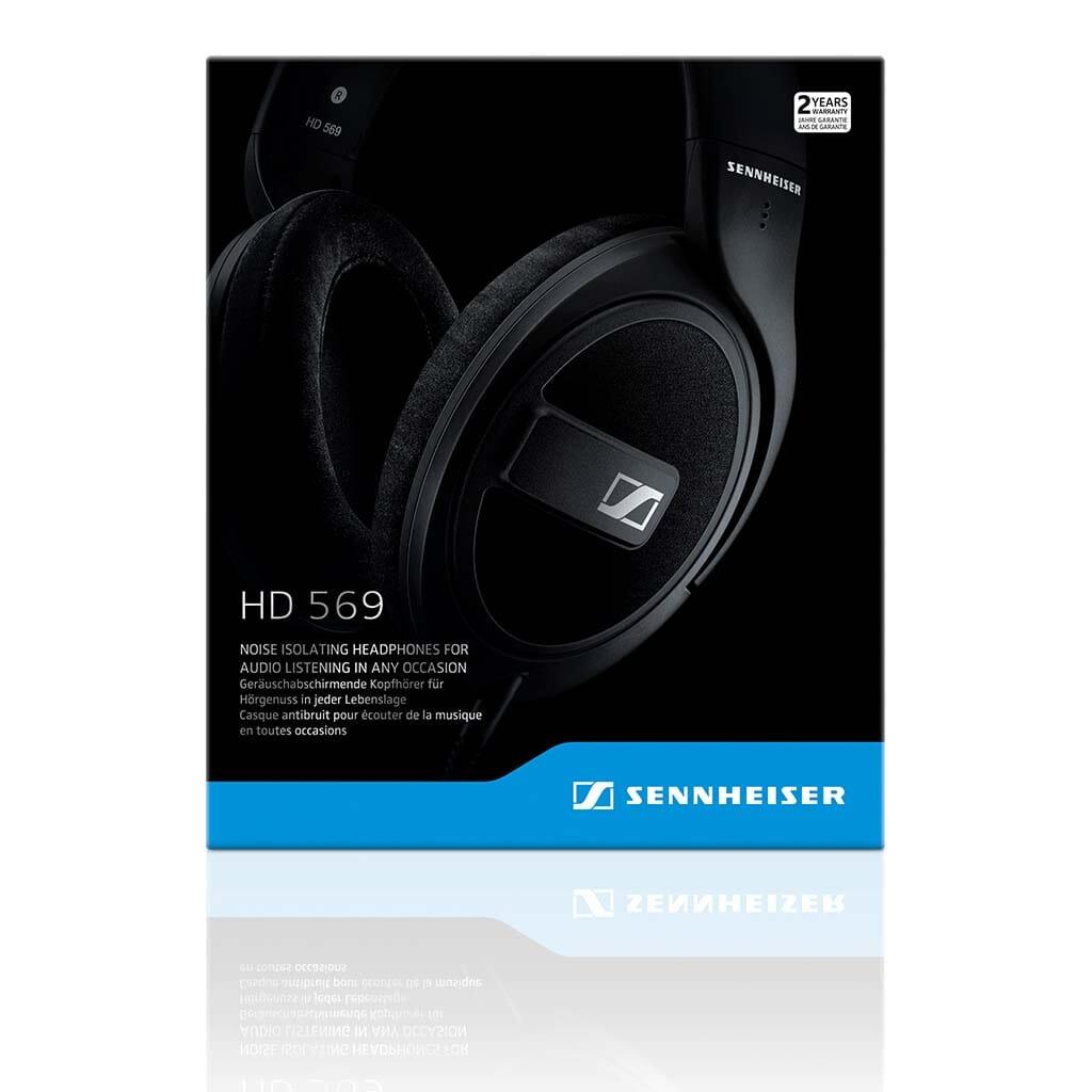 Sennheiser HD 569 Over-Ear Headphones - Premium Sound, Noise Isolation, Comfortable for Home, Office & Travel Use